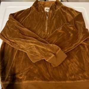 Madewell pull over velour loungewear